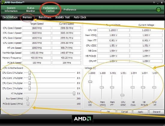 AMD Overdrive