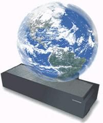 Heliodisplay-ing Earth