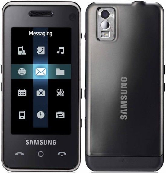 Samsung F490, telefon widescreen