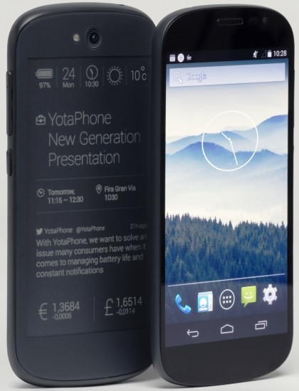 MWC 2014: YotaPhone, telefon dual screen