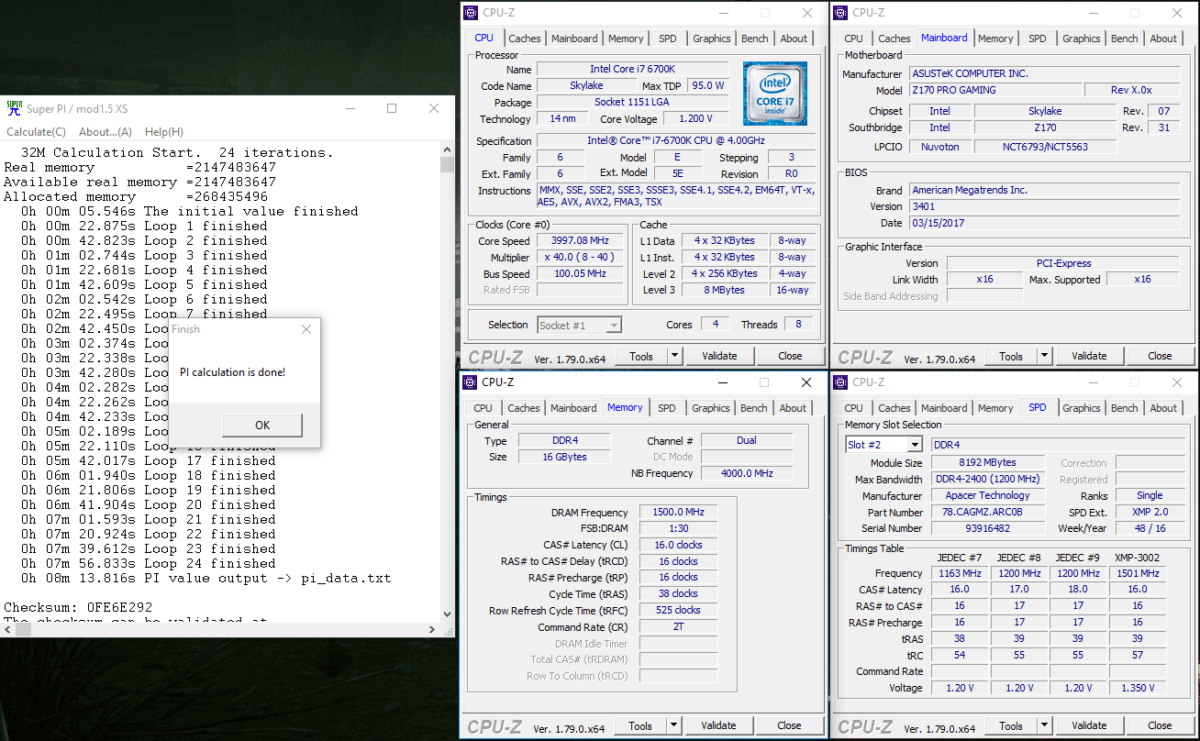 Review kit memorie RAM DDR4 Apacer Blade 16 GB 3000 Mhz CL16