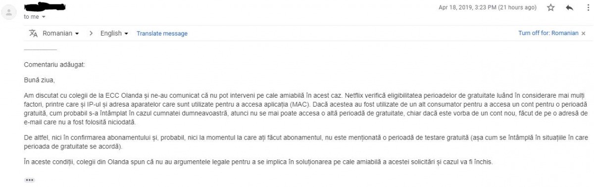 Prima luna gratis la Netflix poate fi contra-cost