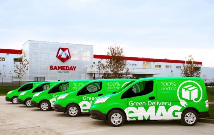 eMAG Green Delivery: livrare cu masini electrice