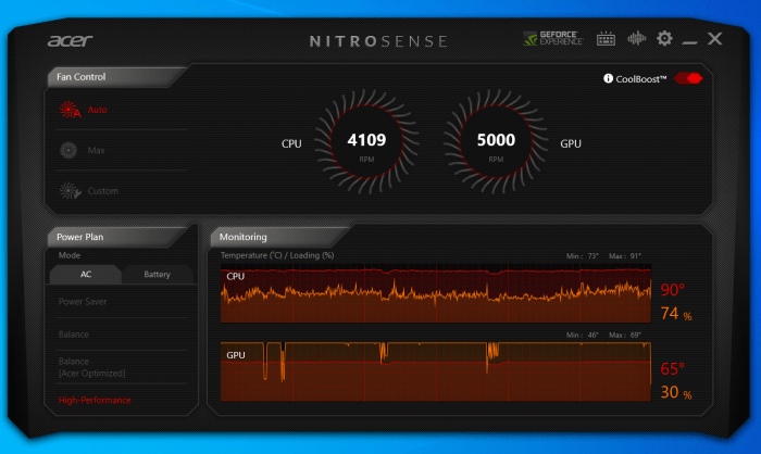 Acer Nitro 5 Review: Ryzen 5800H si RTX 3070 - testat in 12 jocuri