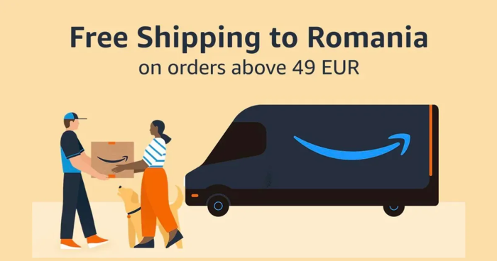 Amazon livrează gratuit și în România
