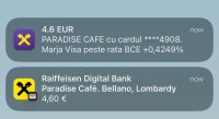 Am testat Raiffeisen Digital Bank in Romania si in strainate, nu au comisioane si au o promotie cashback
