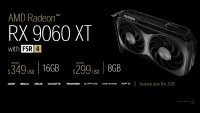 AMD Radeon RX 9060 XT va fi disponibil începând din 5 iunie la un preț de pornire de doar 300 dolari
