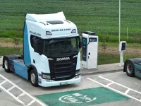 România a inaugurat primul hub de mare putere pentru mașini electrice, pe A1, la Miercurea Sibiului