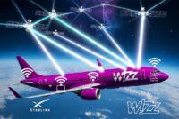 Wizz Air, prima companie ultra-low-cost care va oferi internet prin satelit de la Starlink