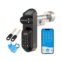 Review WELOCK Smart Lock U81: cilindru inteligent 6-în-1 cu amprentă, PIN și cheie, fără modificări la ușă