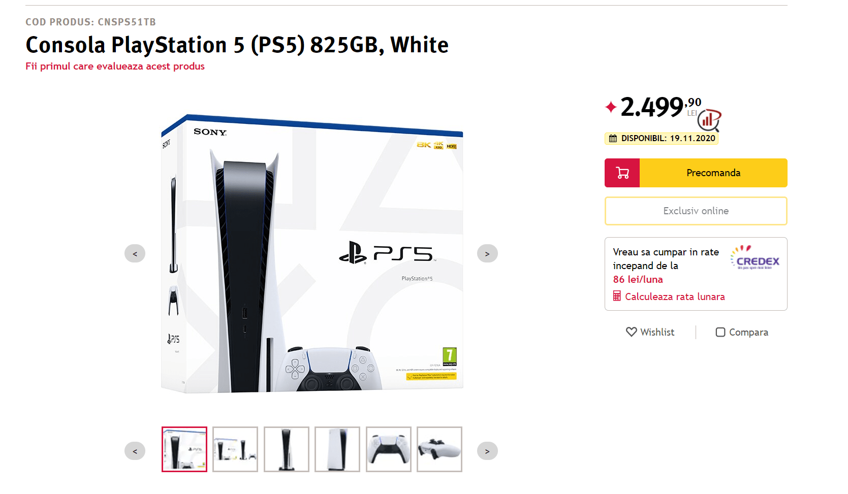 Playstation on sale 5 precomanda